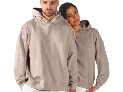 BIG HOODY Unisex široka dukserica sa kapuljačom od organskog pamuka, 300 g/m2