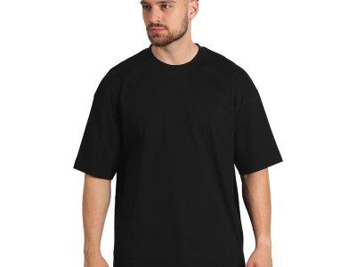 BIG T Široka majica od organskog pamuka, 220 g/m2