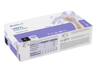 VINYL GLOVES Vinilne rukavice za jednokratnu upotrebu, nepuderisane, 100 kom