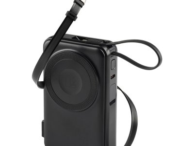 EDISON 10PD 35W Univerzalni putni punjač / pomoćna baterija, 10.000 mAh, 35W sa magnetom i kablom na izvlačenje