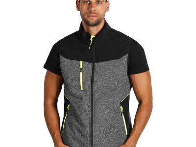 PANTHER GREY VEST Softshell prsluk