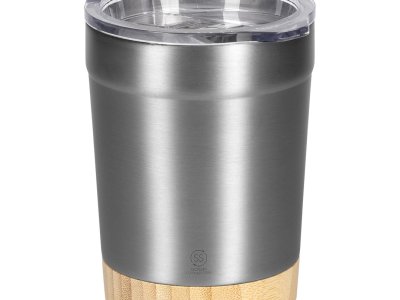 ASTRID Termos šolja sa dnom od bambusa, 300 ml