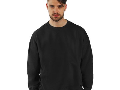 BIG Unisex široka dukserica od organskog pamuka, 300 g/m2