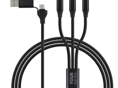 FLET 60W 6IN1 USB / Type-C kabl za punjenje i prenos podataka, 6 u 1, 60W