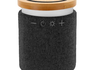 RUMBA Bežični zvučnik, 5W i bežični punjač, 15W, sa RGB svetlom